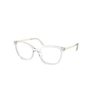 Prada Women's Clear and Gold Glasses
